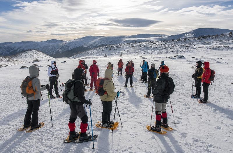 4. Caminata con raquetas de nieve en La Parva