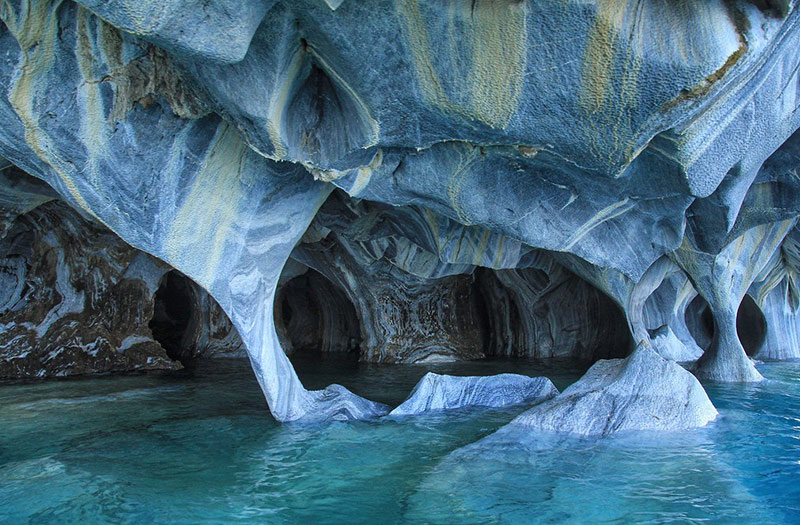 Capillas de Mármol, Región de Aysén