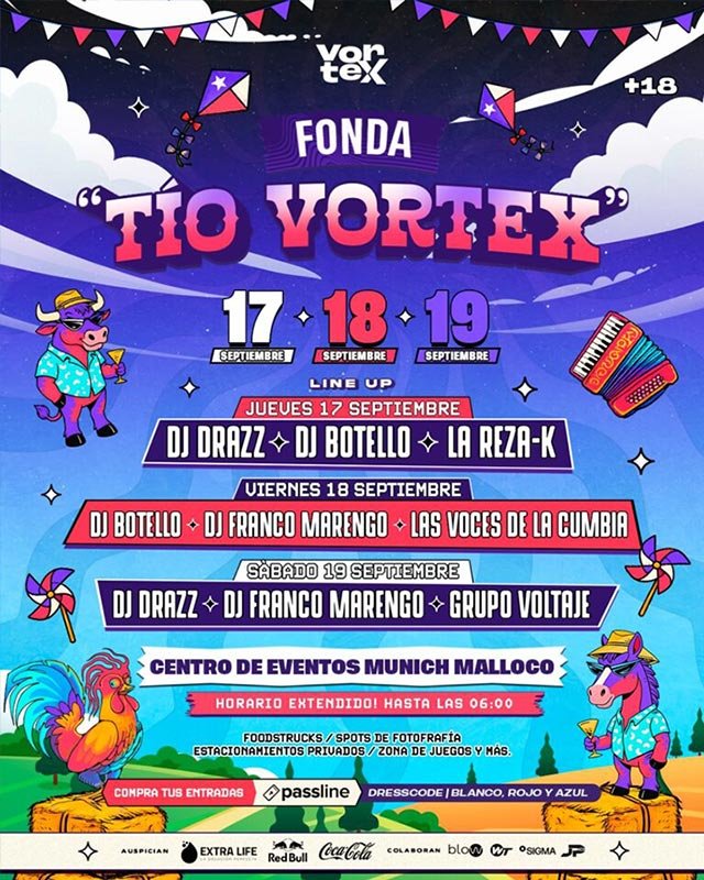 Fonda de Peñalolén 2026 - Tio Vortex Fonda de Peñalolén 2026 - Tio Vortex