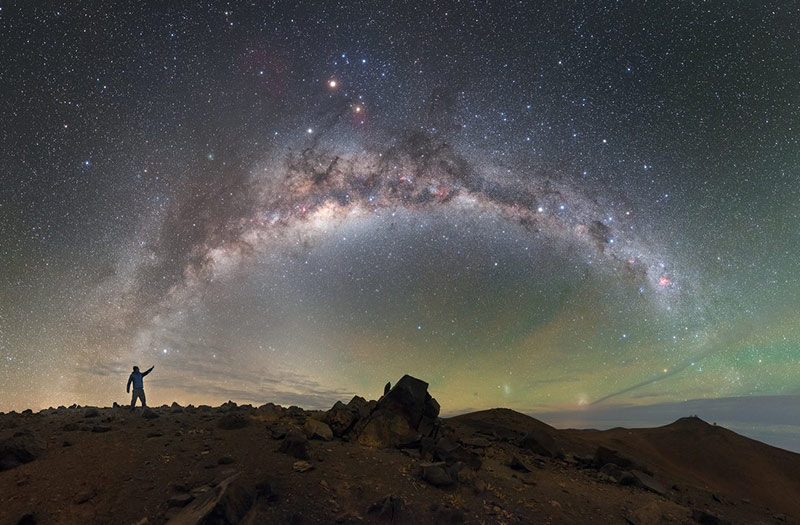 Observatorio Paranal y la región de Antofagasta, Cielo estrellado