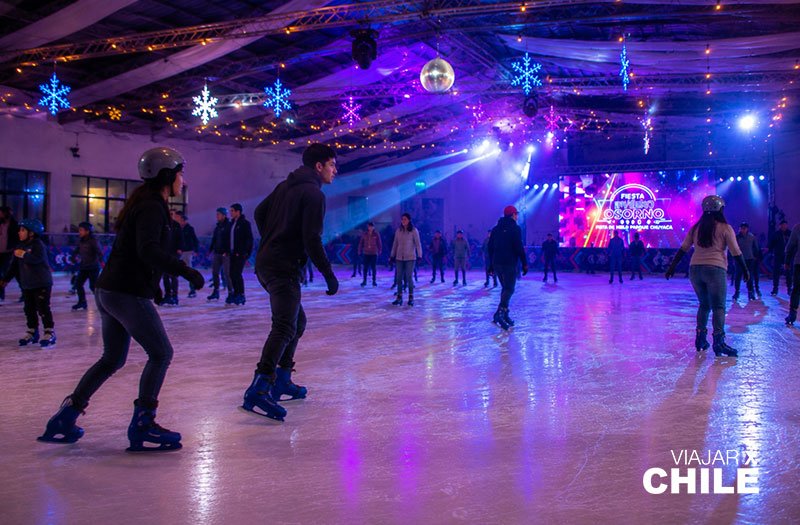Pista de hielo Osorno Parque Chuyaca