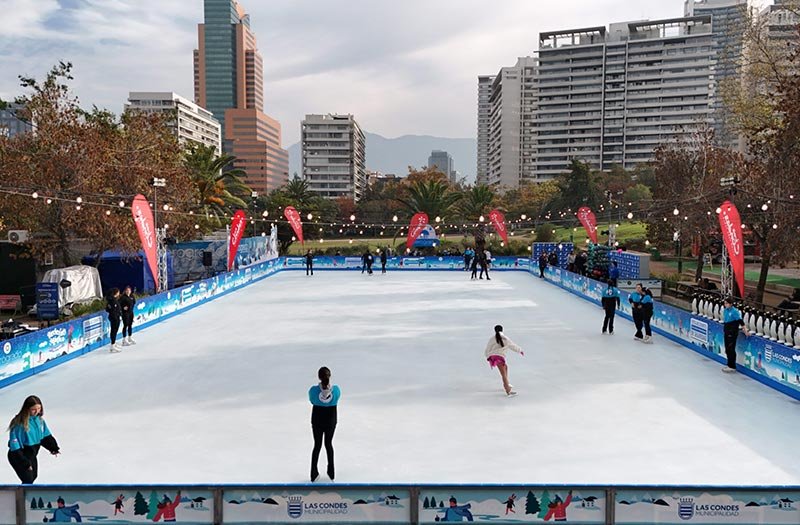 Pista de hielo del Parque Araucano – Las Condes
