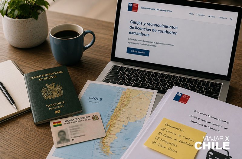 Requisitos para homologar una licencia de conducir boliviana en Chile