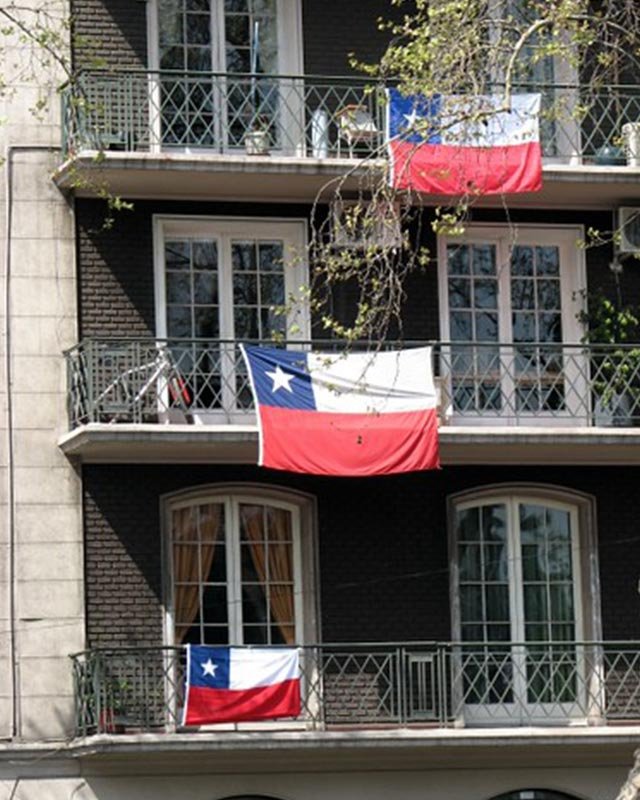 La bandera chilena, la protagonista de Fiestas Patrias