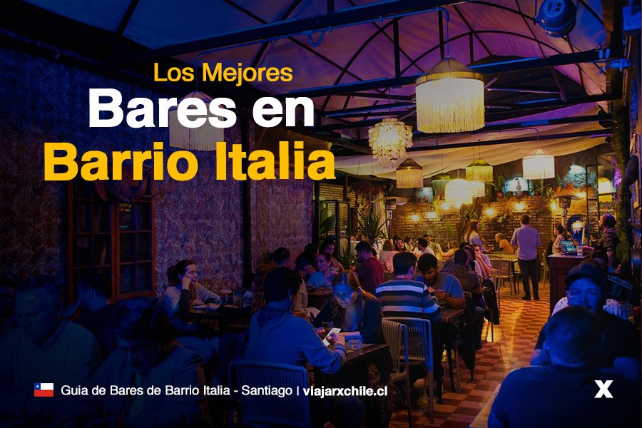 Bares en Barrio Italia, Providencia Chile