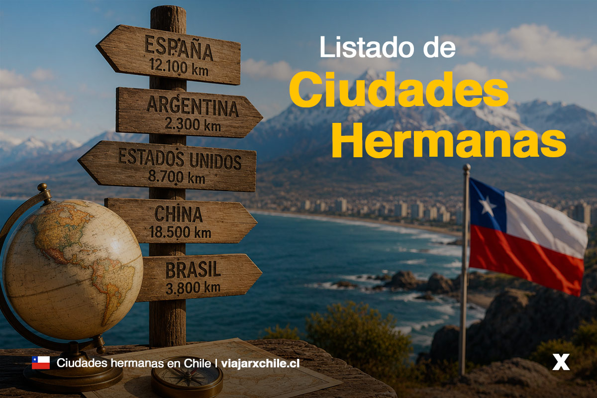 ciudades hermanas en chile