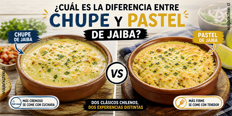 Cuál es la diferencia entre el pastel y chupe de jaiba