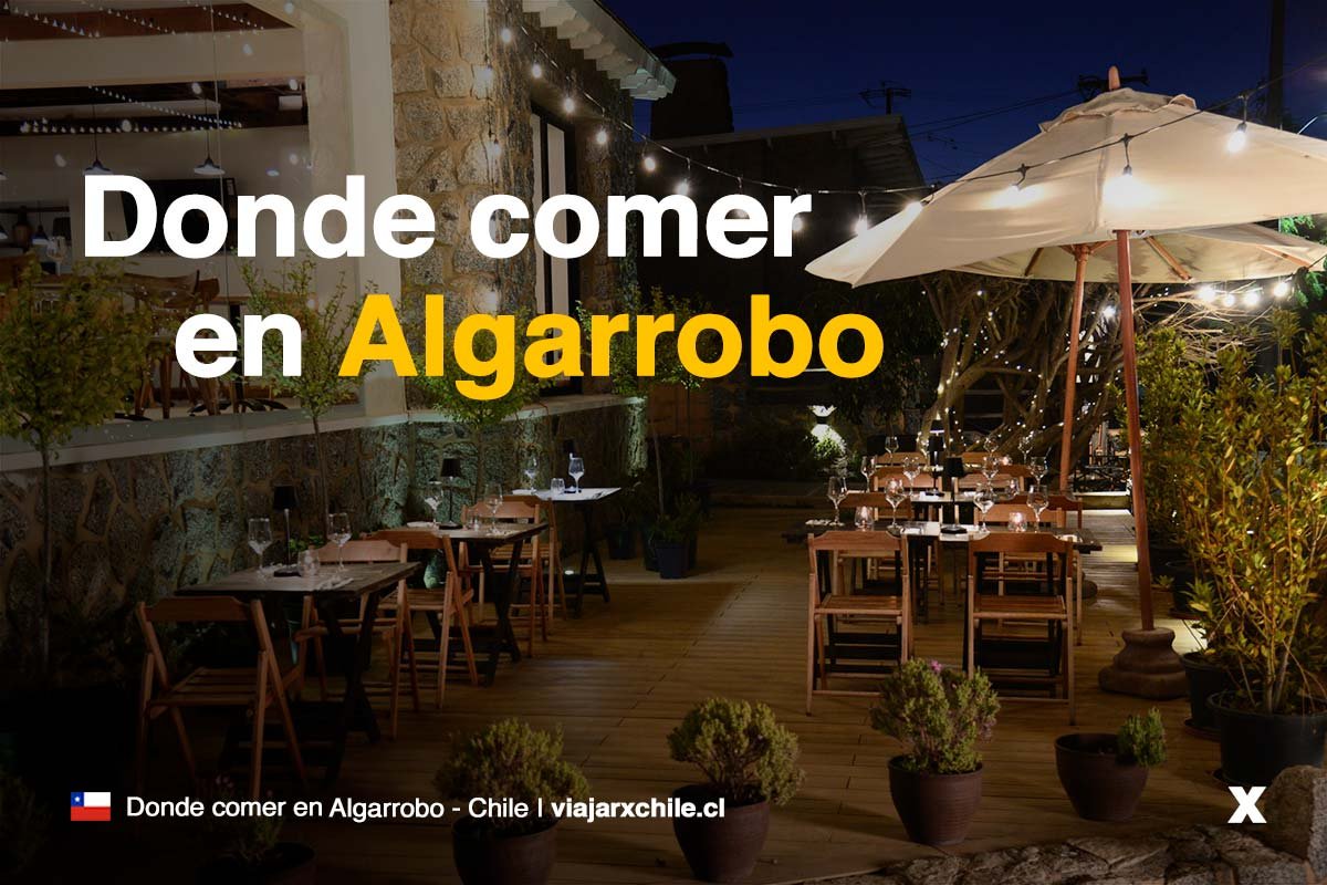 Donde comer en Algarrobo