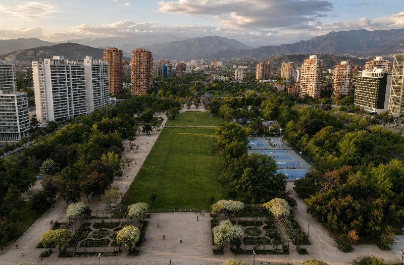Parque Araucano Vista Aerea Parque Araucano Vista Aerea