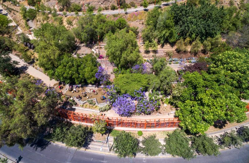 Mapa del Parque Bicentenario de la Infancia