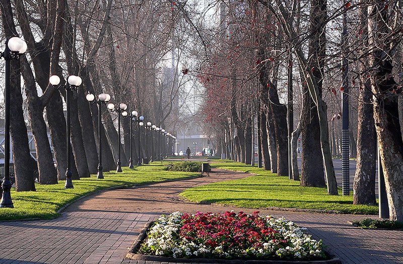 Parque Forestal Santiago de Chile paseo