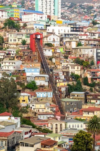 Ascensor en Valparaiso - Foto: David Vives
