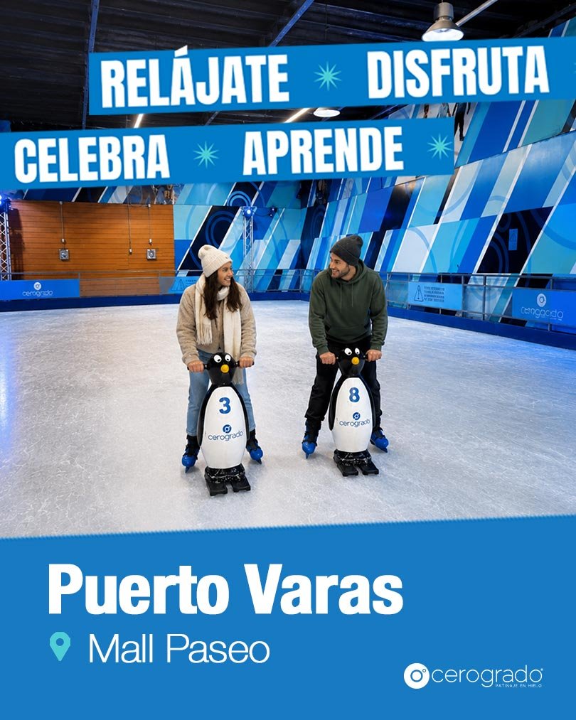 Pista de hielo Mall Paseo Puerto Varas Cerogrado
