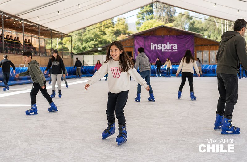 Pista de hielo en Reñaca y Viña del Mar Pista de hielo en Reñaca y Viña del Mar