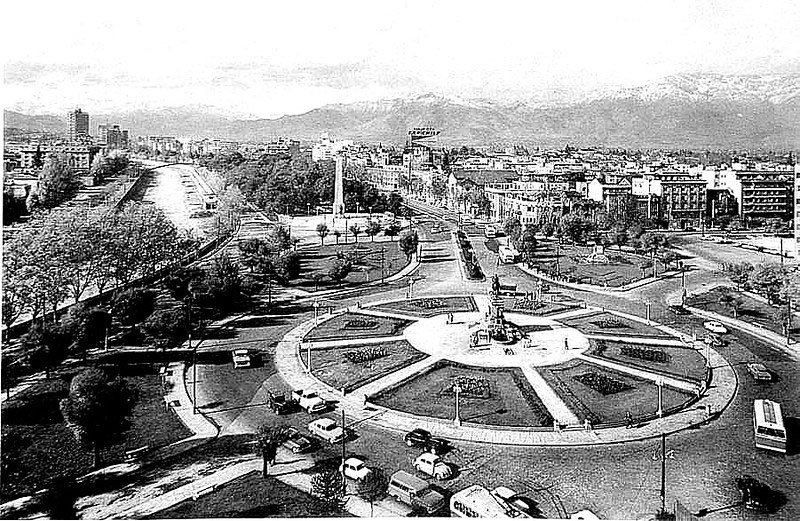 Plaza Baquedano 1960