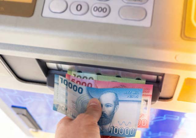 Sacar dinero en chile en cajero automatico