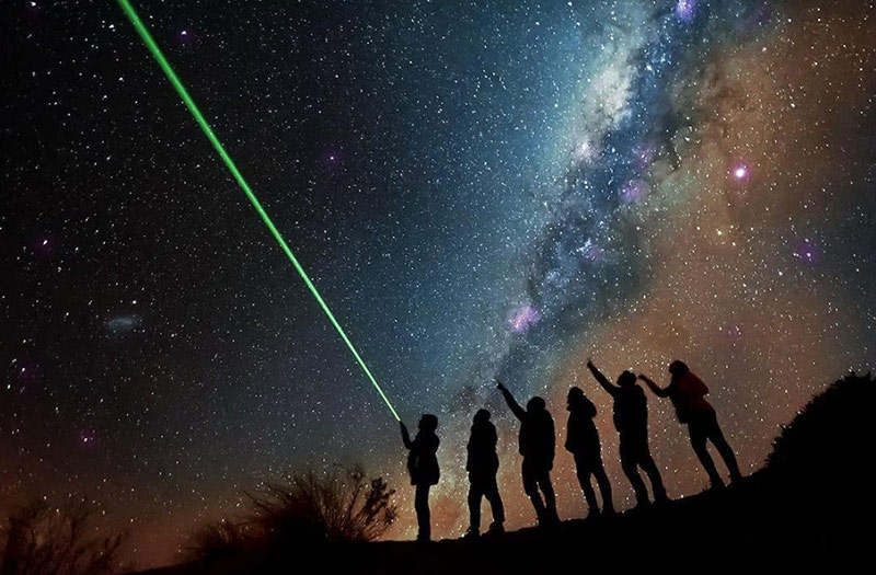 Cielo nocturnos en San Pedro de Atacama, Región de Antofagasta