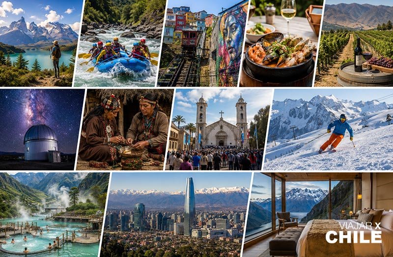 Principales tipos de turismo en Chile