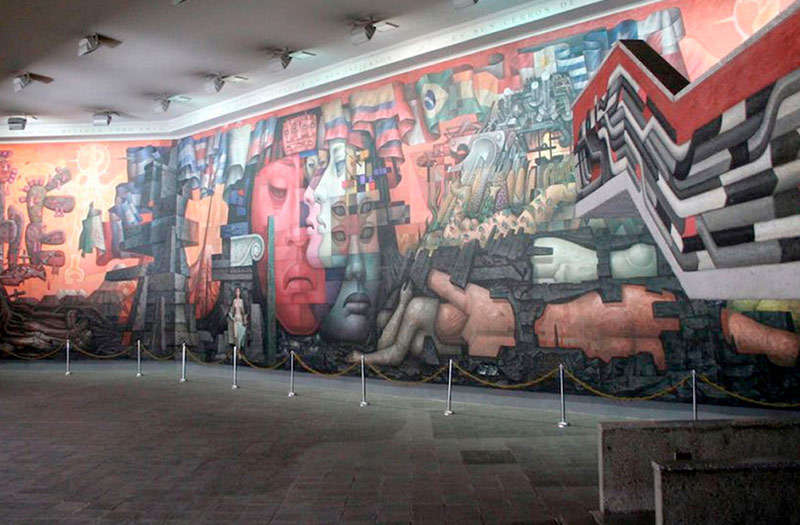 tour gratuito en concepcion - mural casa del arte