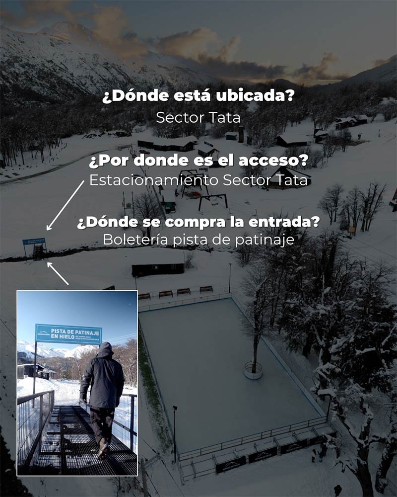 Ubicación Pista de hielo Nevados de Chillán
